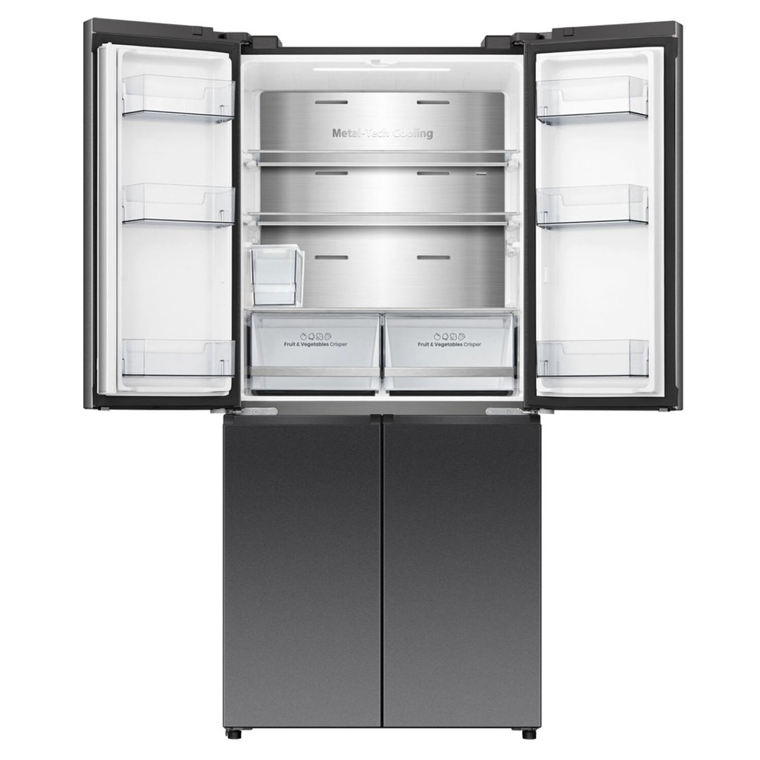 Hisense PureFlat Slim French Door 483L Dark Steel HRCD483TBW
