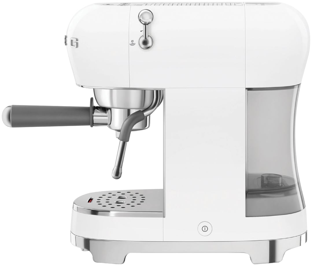 Smeg 50's Retro Style Espresso - White ECF02WHAU