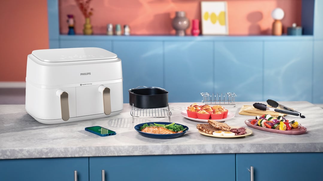 Philips 3000 Series Dual Basket Airfryer NA353/10
