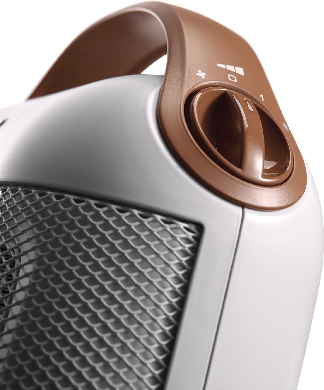 Delonghi 1800W Capsule Ceramic Heater Ivory white HFX30C18IW
