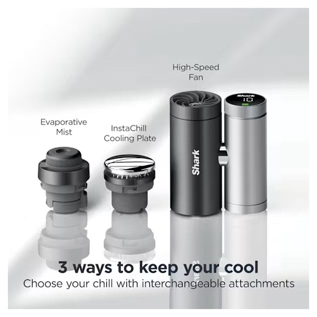 Shark Chill Pill 3-in-1 Personal Cooling System - Charcoal FA022