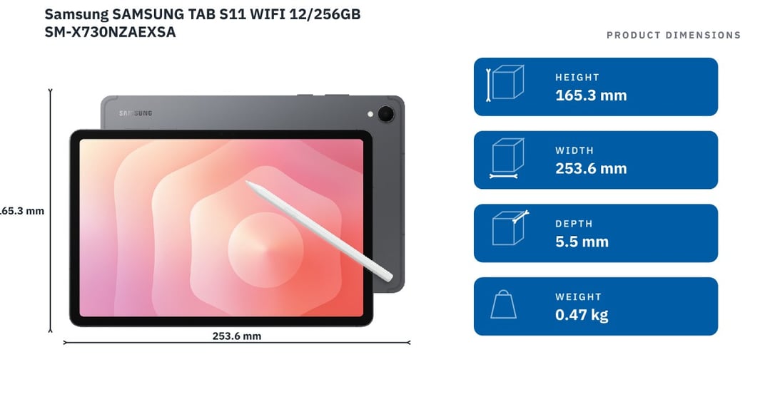 Samsung Galaxy Tab S11 Wi-Fi 12GB/256GB SM-X730NZAEXSA