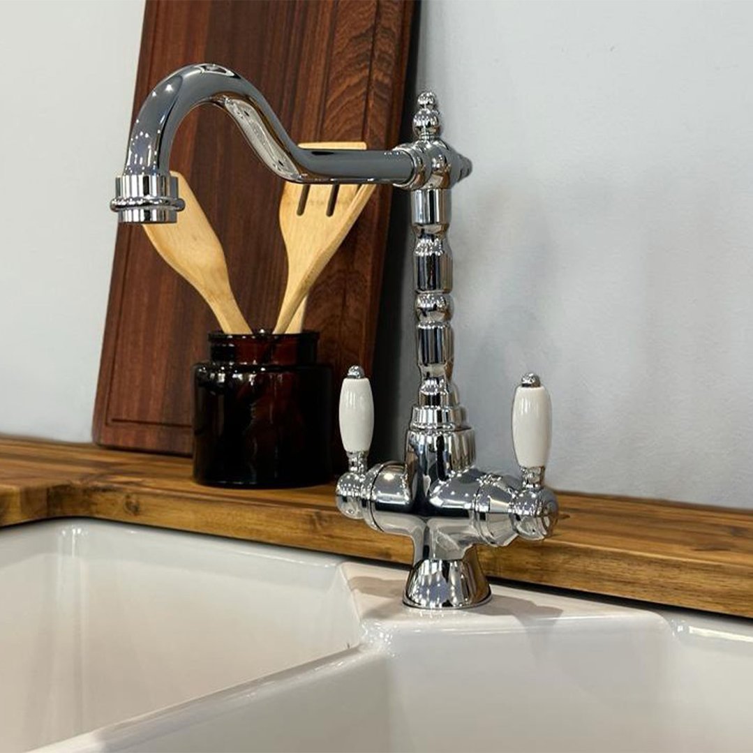 Turner Hastings Providence Double Mixer Tap - Chrome PR401DM-CH