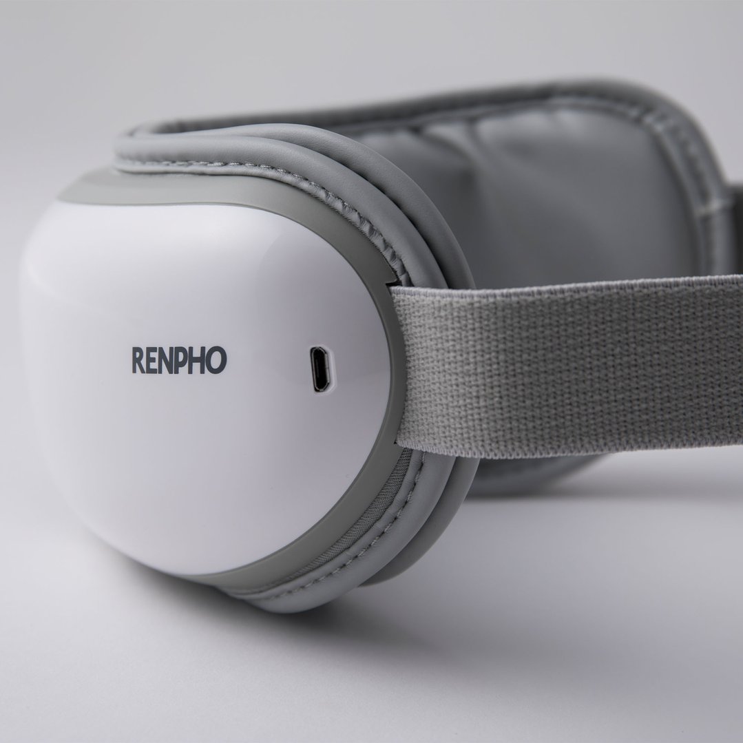 Renpho Eye Massager with Remote - White. PAU-RF-EM001R-WH