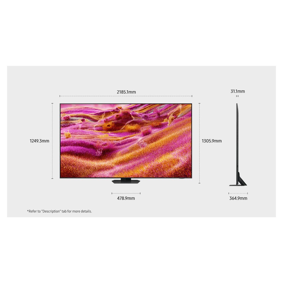 Samsung 98" QN90F NeoQLED 4K MiniLED Smart AI TV 2025 QA98QN90FAWXXY