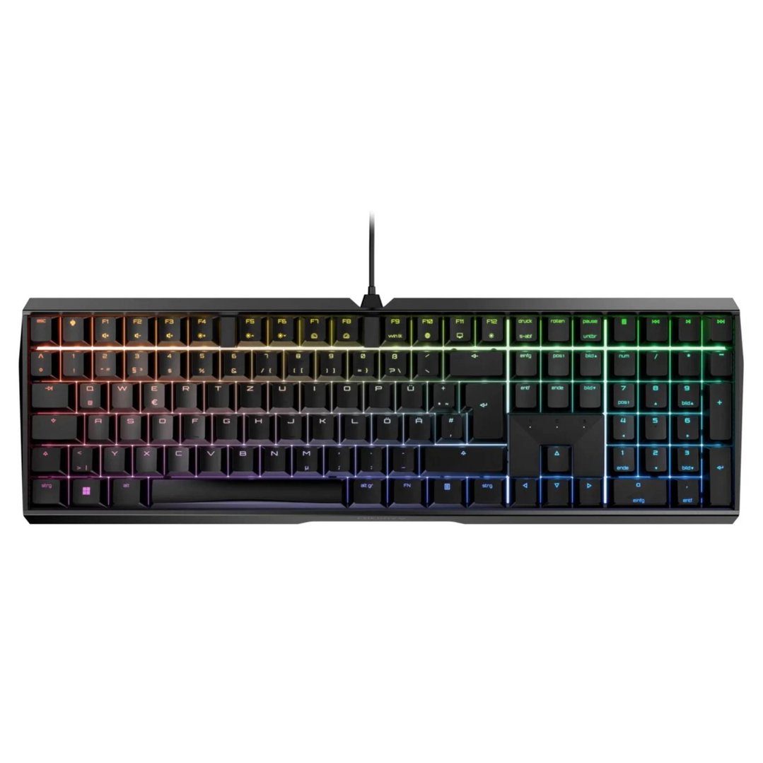 Onex Hardcore Gaming Chair - Black + CHERRY MX 3.0S NBL Gaming Keyboard Combo Pack ONEX-STC-X-P-B-KB