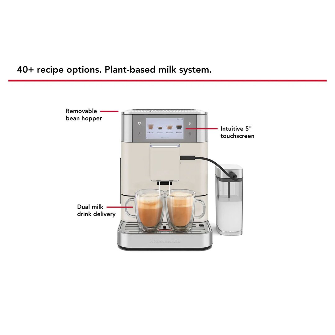 Kitchenaid Fully Automatic Espresso Machine with Milk Container Porcelain 5KES8558APL