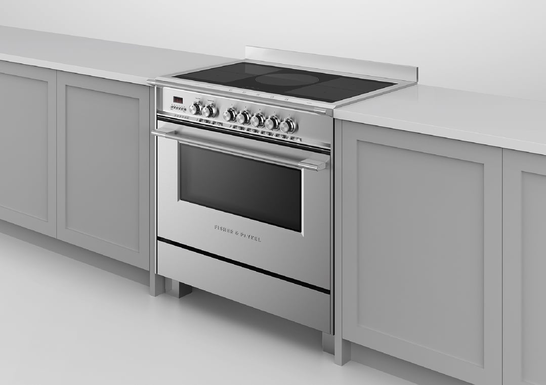 Fisher & Paykel 90cm Series 7 Classic 5 Zone Induction Cooker, 2 SmartZones OR90SCI4X1