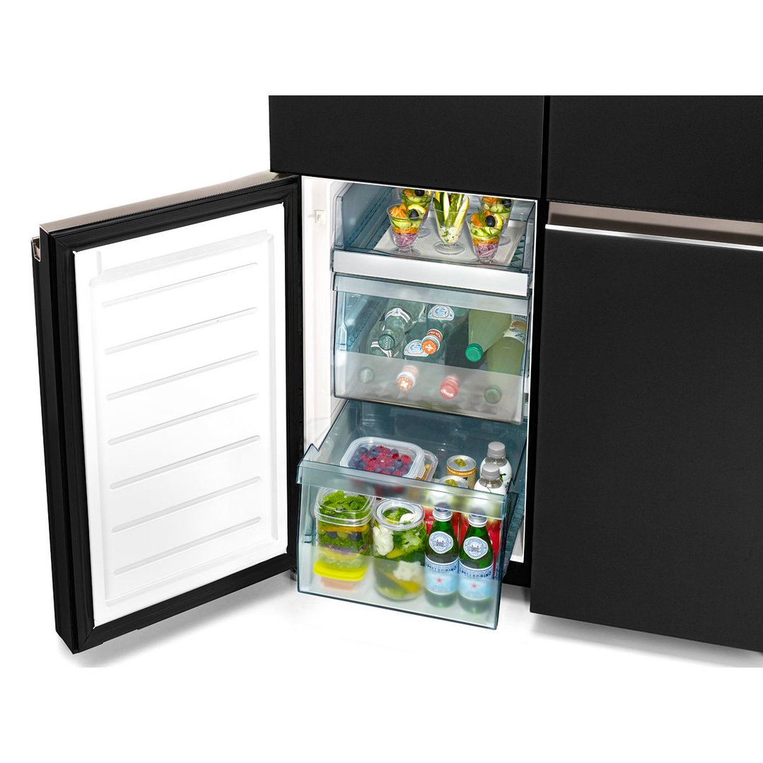 Hitachi 638L French Door Fridge - Black Glass RWB640VT0GBK