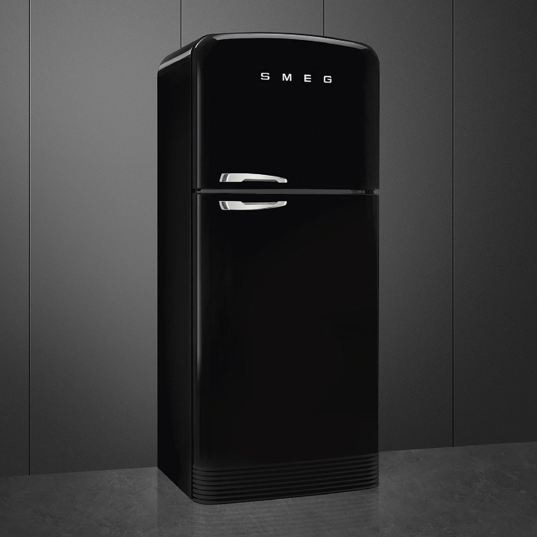 Smeg FAB 50 50’S Style Retro Refrigerator, Right Hand - Black FAB50RBL5AU