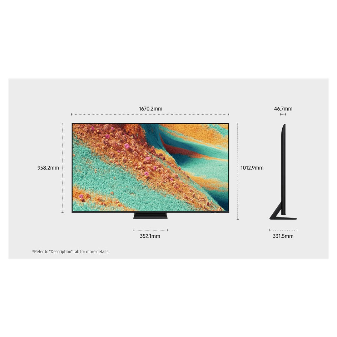 Samsung 75" QN85F NeoQLED 4K MiniLED Smart AI TV 2025 QA75QN85FAWXXY