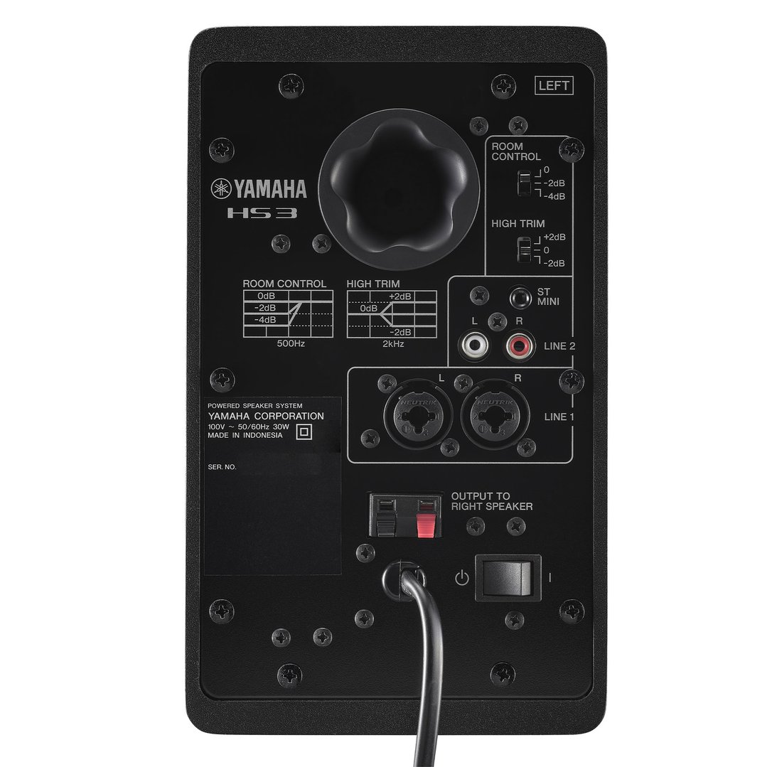 Yamaha HS3 Studio Monitor Speakers - Black HS3B