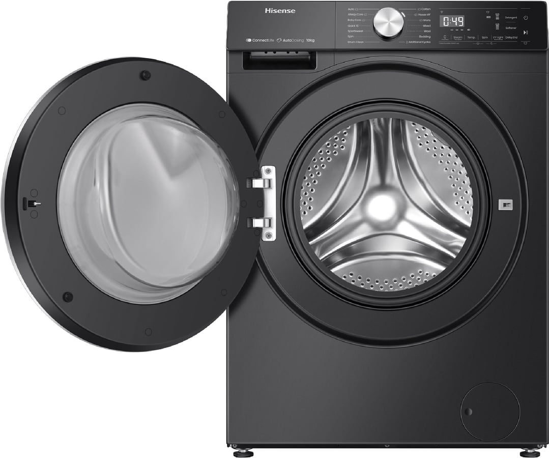 Hisense 10kg Series 7 Front Load Washing Machine HWFS1015AB