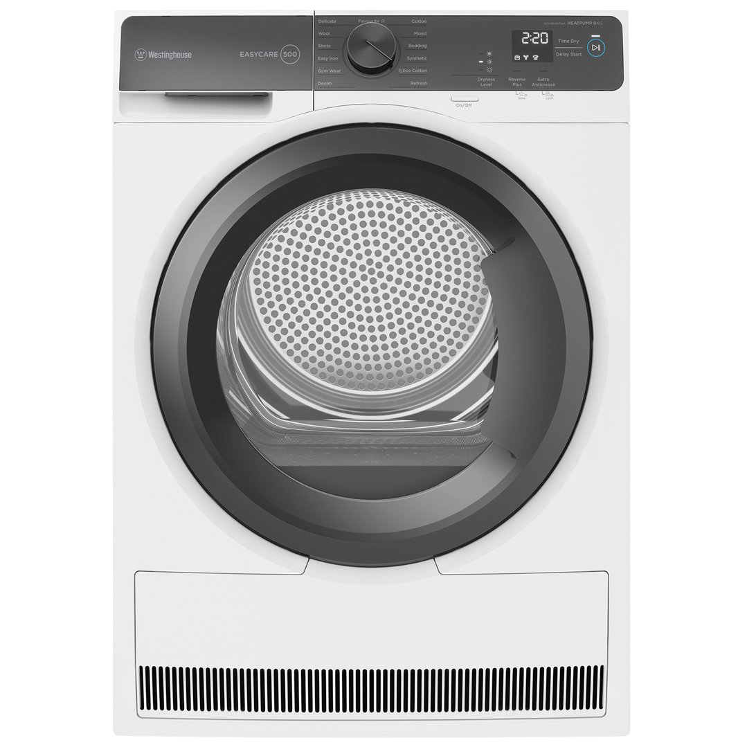 Westinghouse 8kg EasyCare 500 Series Heat Pump Dryer WDH804N7WA