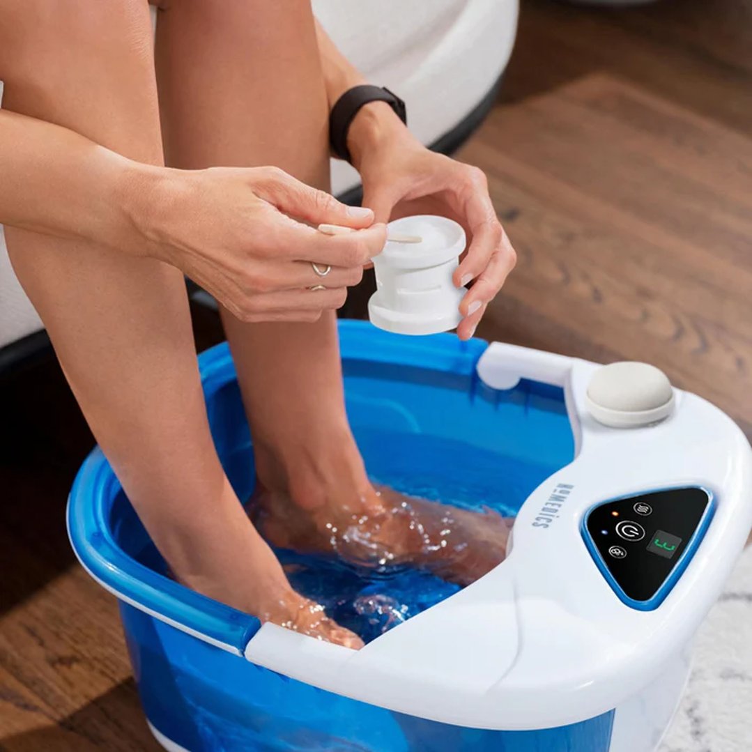 Homedics Salt-N-Soak Pro Footbath with Heat Boost. FB-630H-AU