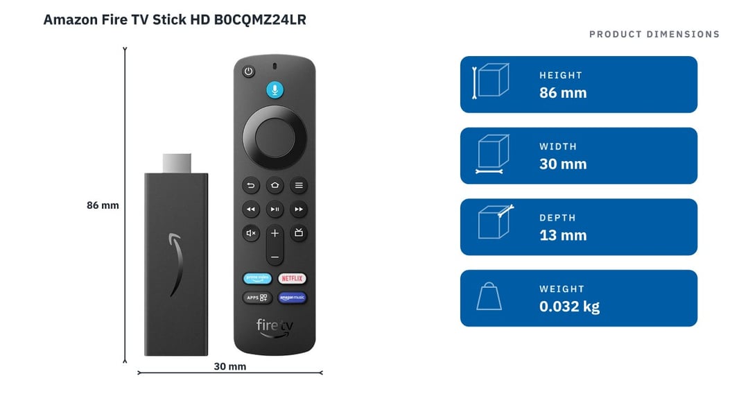 Amazon Fire TV Stick HD B0CQMZ24LR