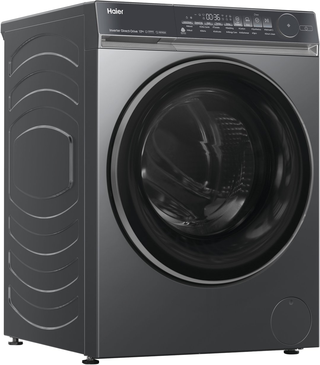 Haier 10kg 500 Series Dark Front Load Washing Machine HWF10NB1