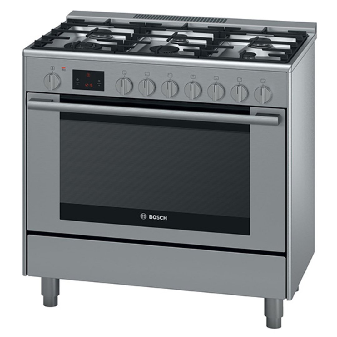 Bosch Serie 8 90cm Dual Fuel Range Freestanding Cooker HSB838357A Buy