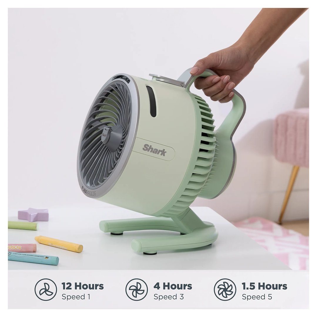 Shark FlexBreeze HydroGo Misting Portable Fan - Honey Dew FA052QGN