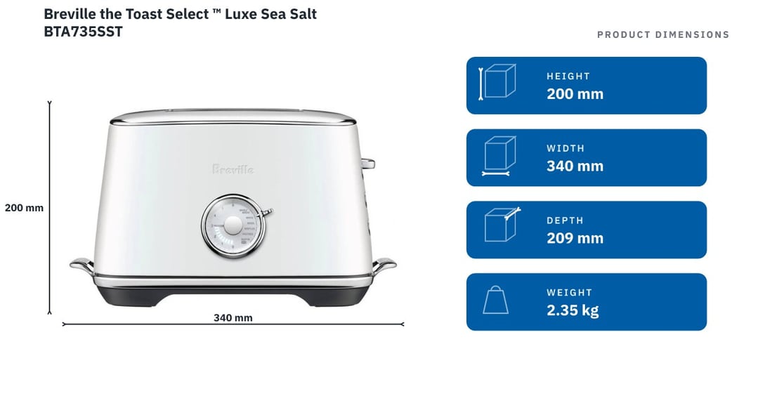 Breville the Toast Select ™ Luxe Sea Salt BTA735SST