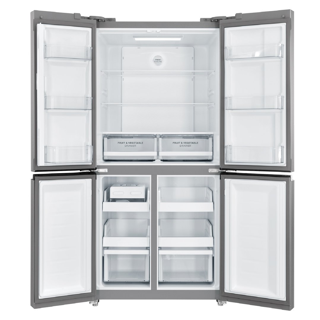 Westinghouse 496L Twist & Serve Icemaker French Door Fridge, Silver WQE4900AA