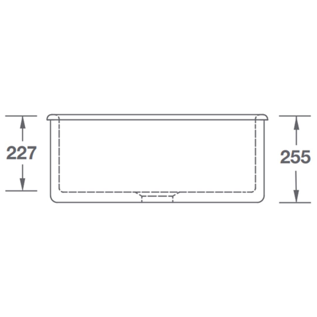 Shaws Inset 600 Sink SCIN595WH