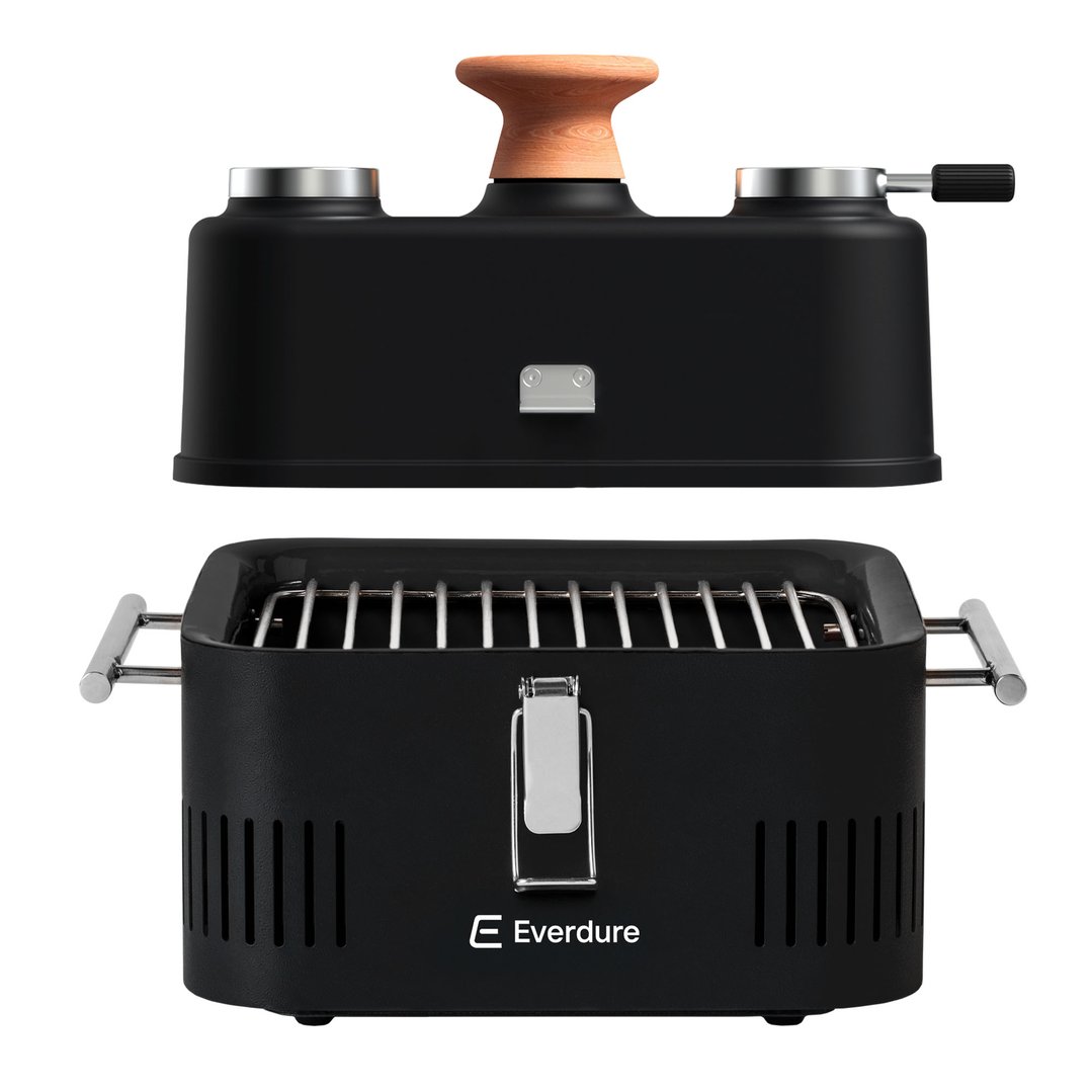 Everdure Portable Charcoal BBQ CUBE 360 ECUBE360B