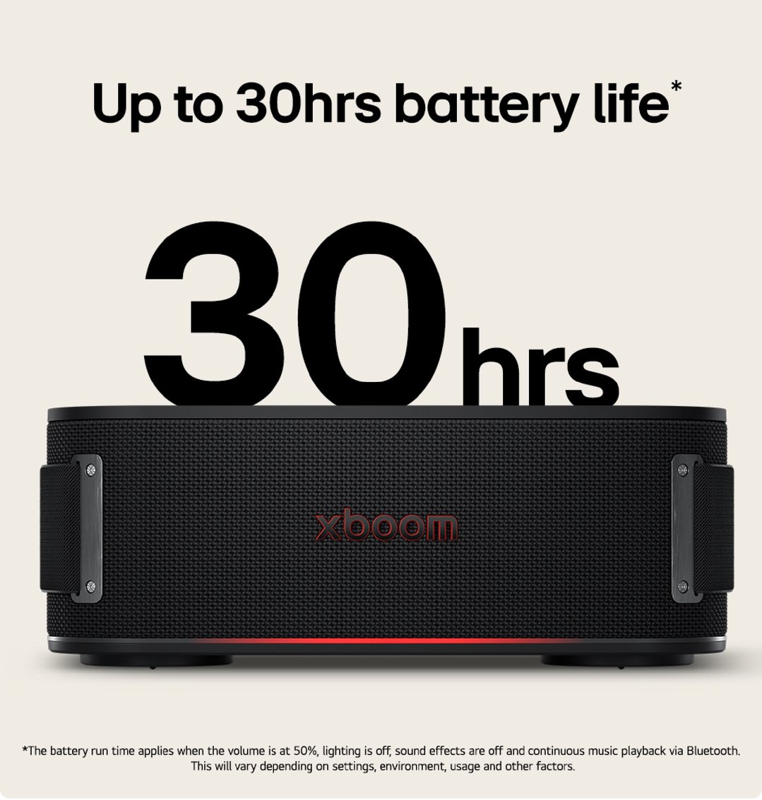 LG xboom Bounce Portable Bluetooth Speaker BOUNCE