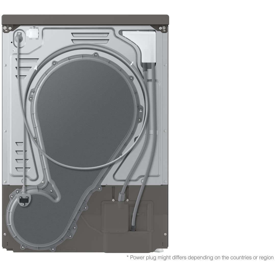 Samsung 8kg Smart AI Black Heat Pump Dryer DV80T5420AB