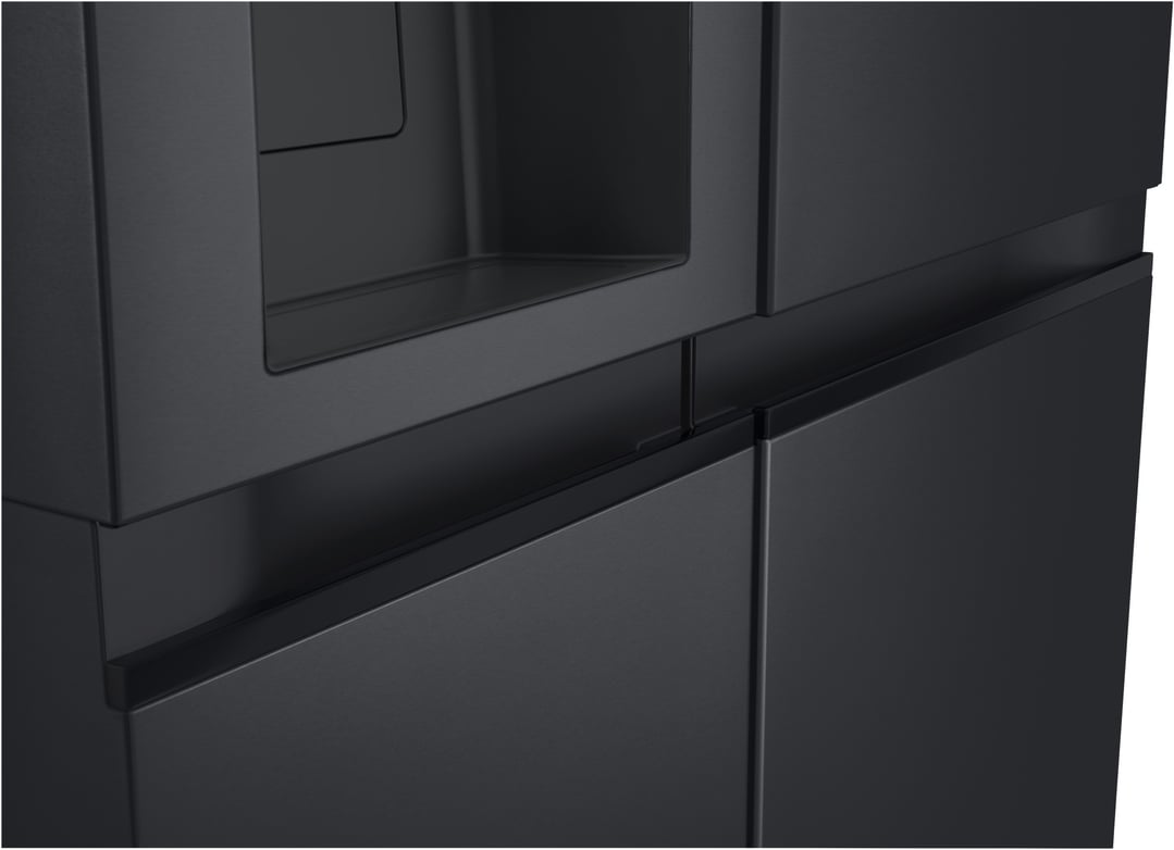 LG 635L Side by Side Fridge in Matte Black Finish GS-L600MBL