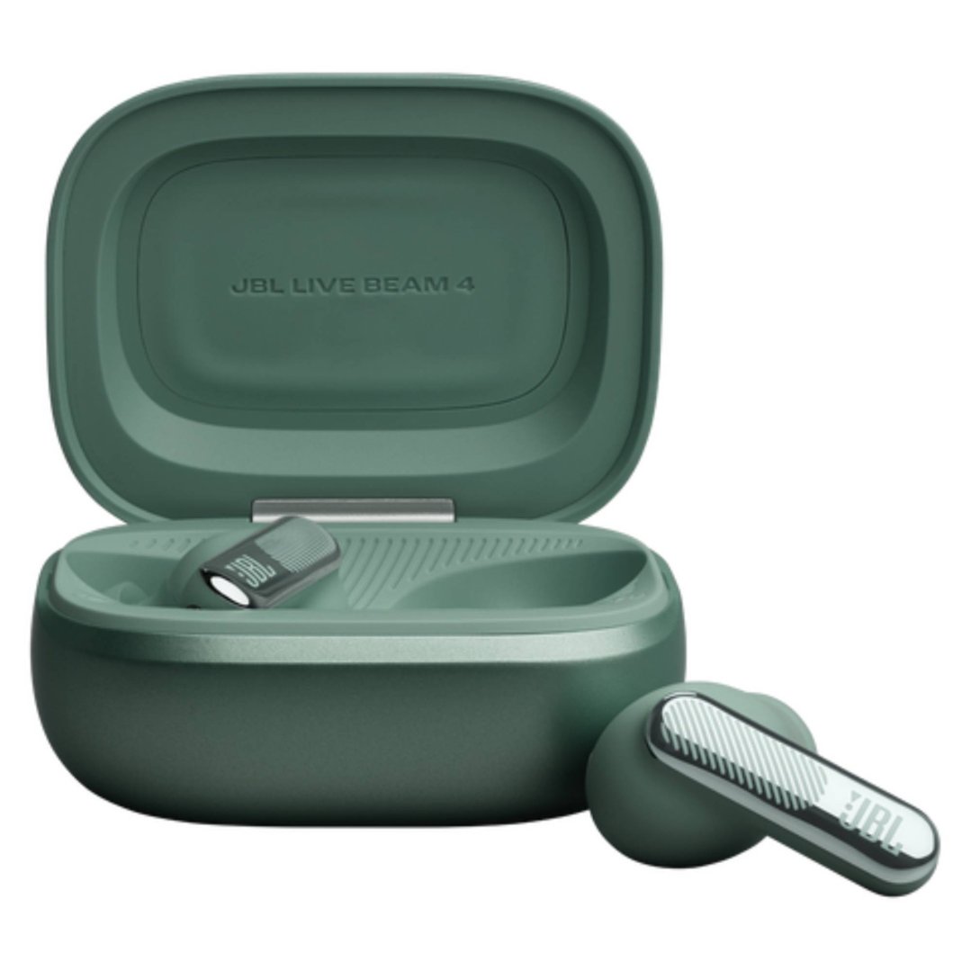 JBL Live Beam 4 True Wireless Noise Cancelling Earbuds - Green JBLLIVEBEAM4GRN