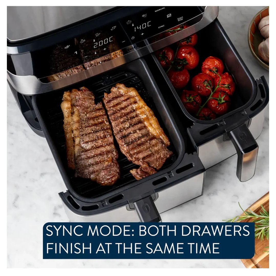 Tefal Jamie Oliver by Tefal Dual Air Fryer EY905J