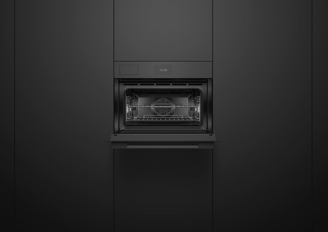 Fisher & Paykel 60cm Minimal Compact Combi-Steam Oven, Black OS60NAMVTB5