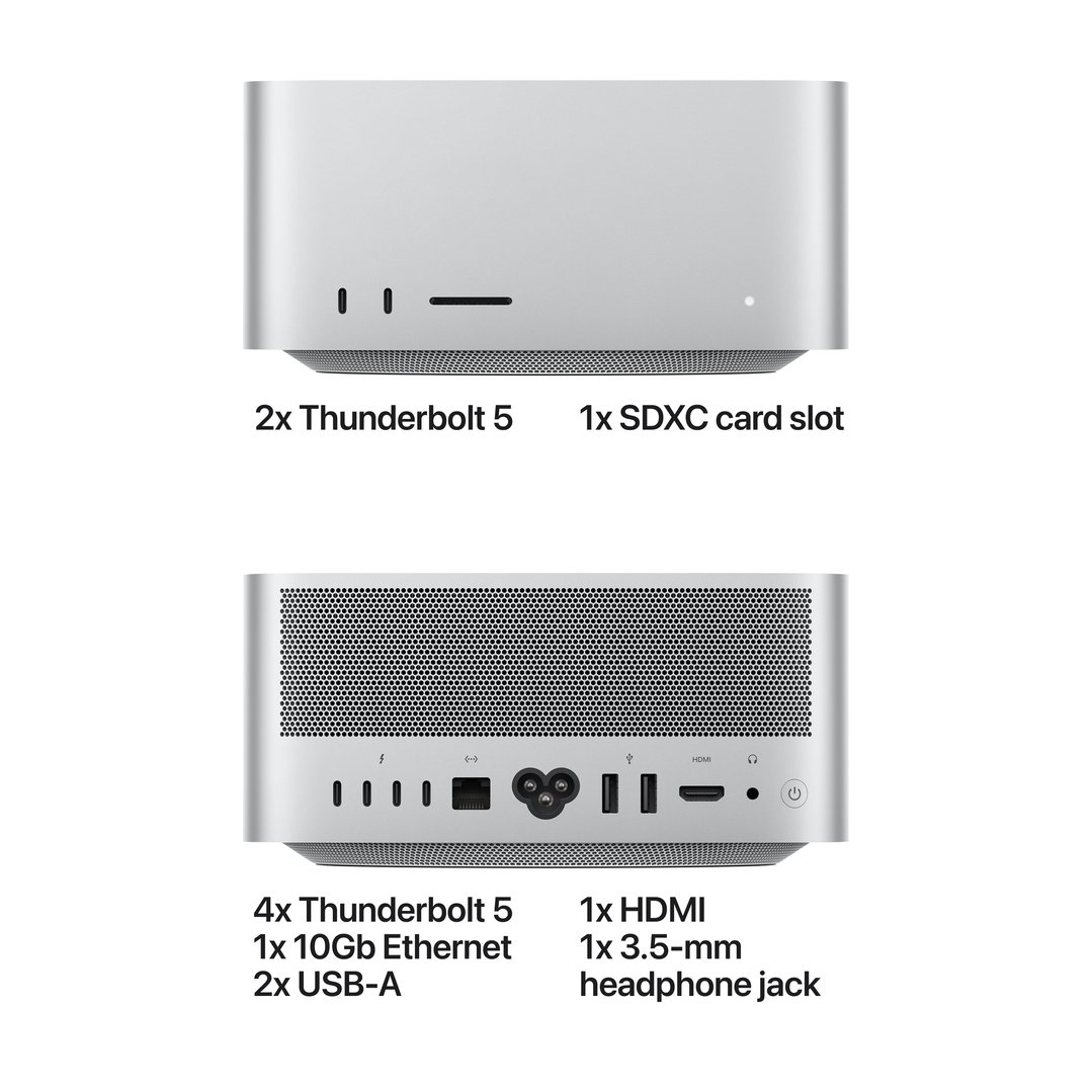 Apple Mac Studio with M5 Ultra Chip, 30-core CPU/64-core GPU, 1TB/96GB MHL74X/A