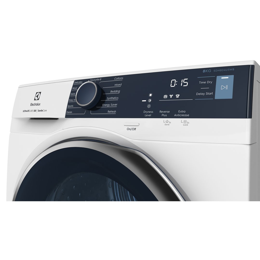 Electrolux 8kg UltimateCare 500 Heat Pump Dryer EDH804U5WB