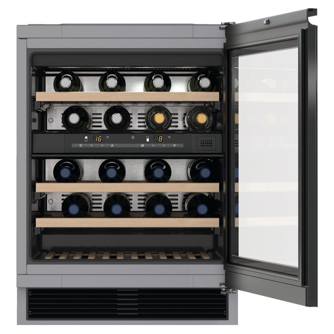 Miele Built-Under Wine Conditioning Unit with 2 Temperature Zones KWT6321UG