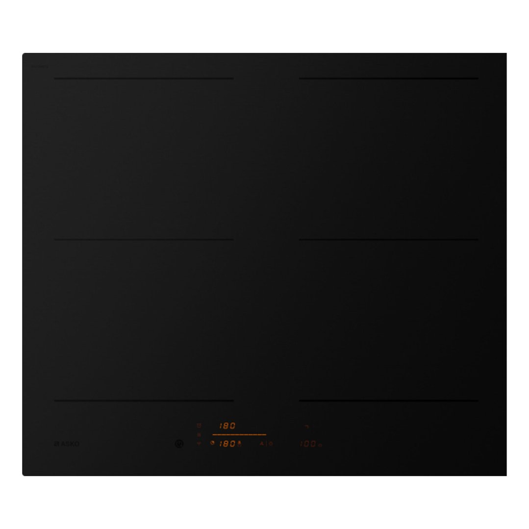 ASKO 60cm 4 Zone Series 5 Induction Cooktop - Matte Black Glass Ceramic HI5643FMG1