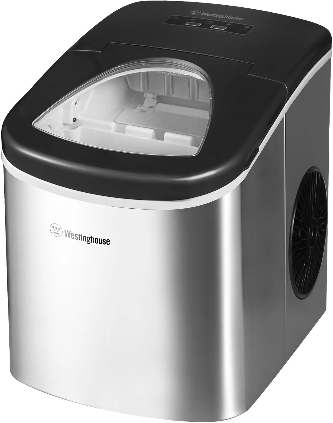Westinghouse Ice Maker 12kg, 1.3L Portable Stainless Steel Countertop Machine WHIM01SS