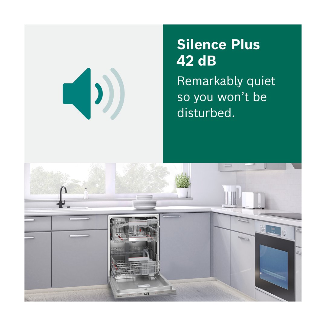 Bosch Series 8 Fully-Integrated Dishwasher 60cm Tall Tub, Variohinge SBT8ZC801A