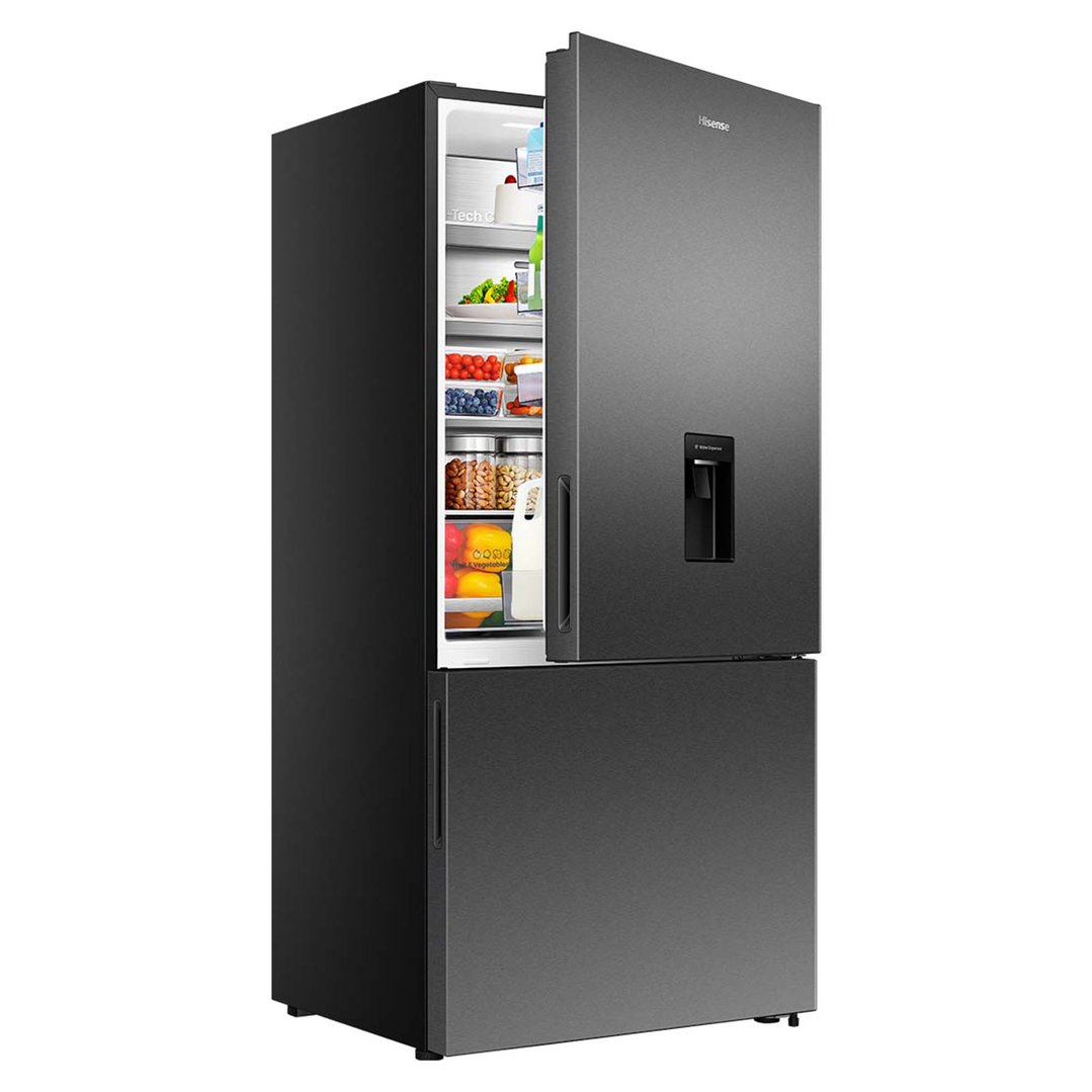 Hisense 500L PureFlat Bottom Mount NonPlumbed Refrigerator Dark