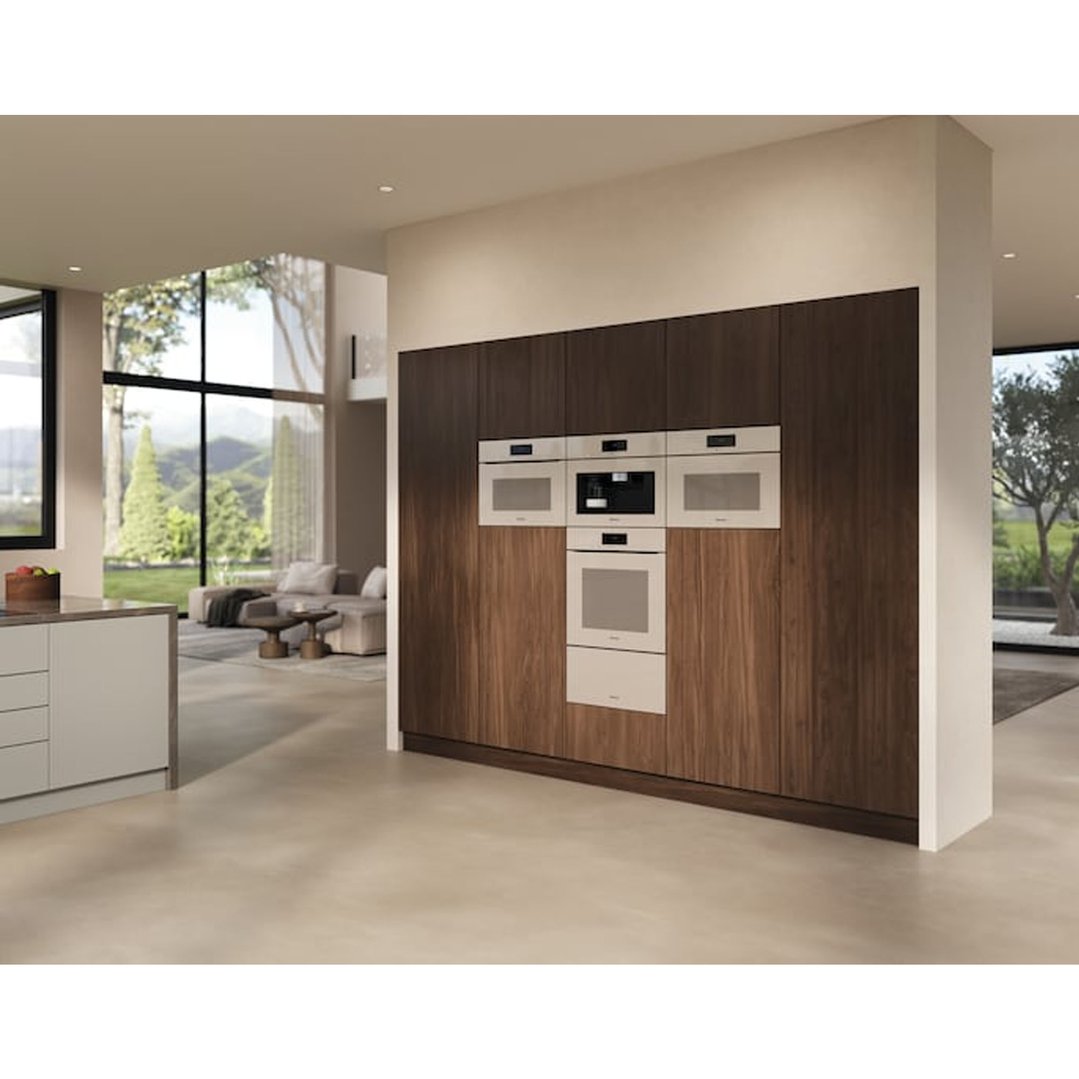 Miele 45cm Handleless Speed Oven with 3in1 Functionality, Pearl Beige H7840BMXPEBE