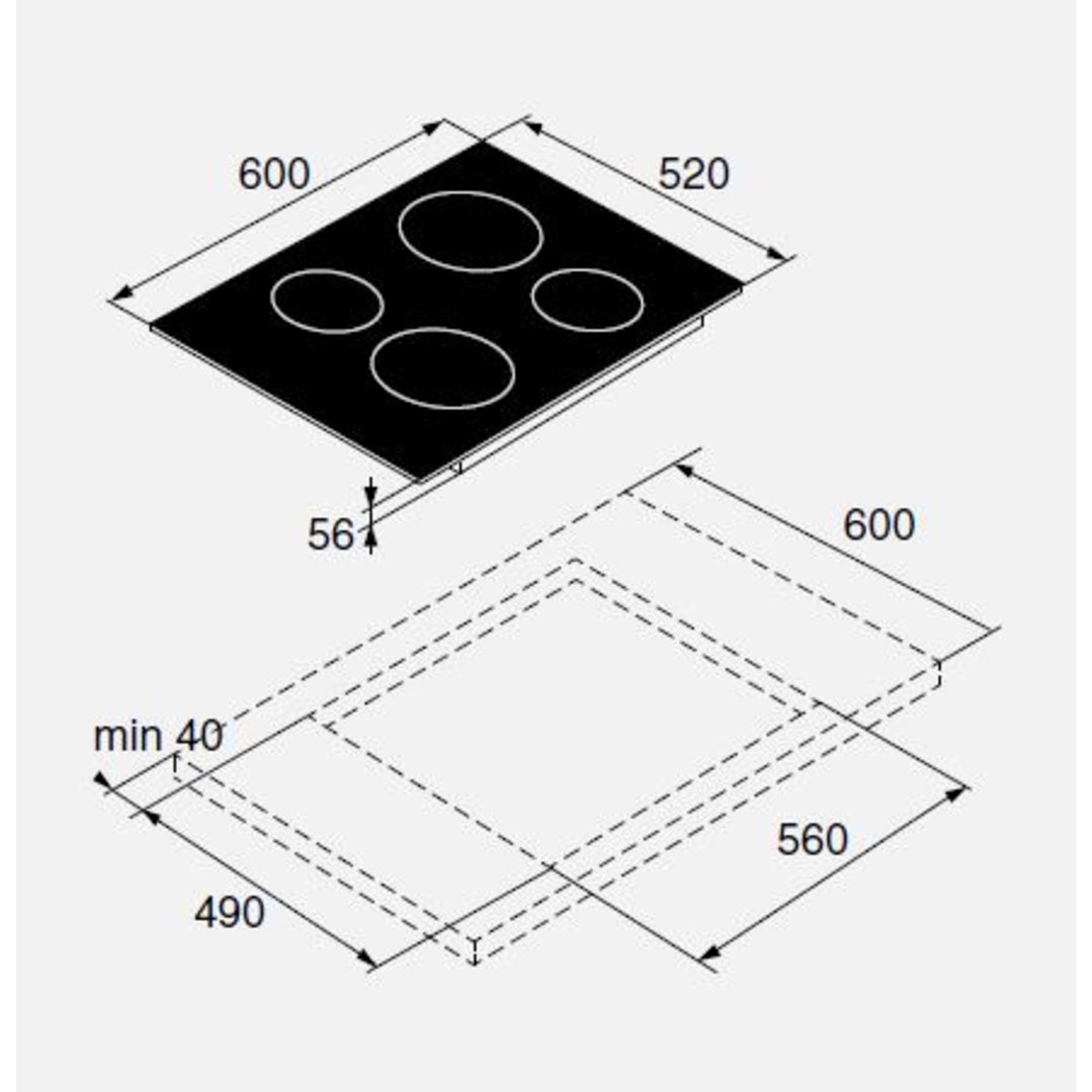 Asko 60cm Induction 4 Zone Cooktop HI1611G Buy Online with Afterpay