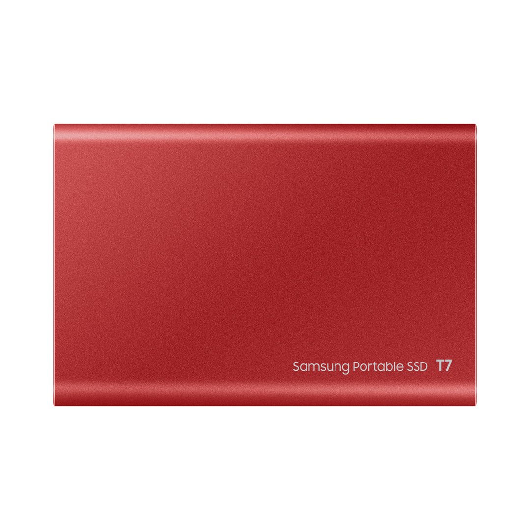 Samsung 2TB Portable SSD T7 USB3.2Metallic Red MU-PC2T0R