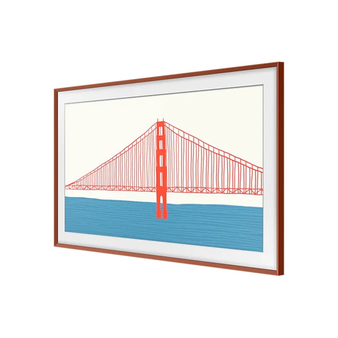 Samsung 55" Brick Red Customisable Bevelled Frame VG-SCFA55TRCRU