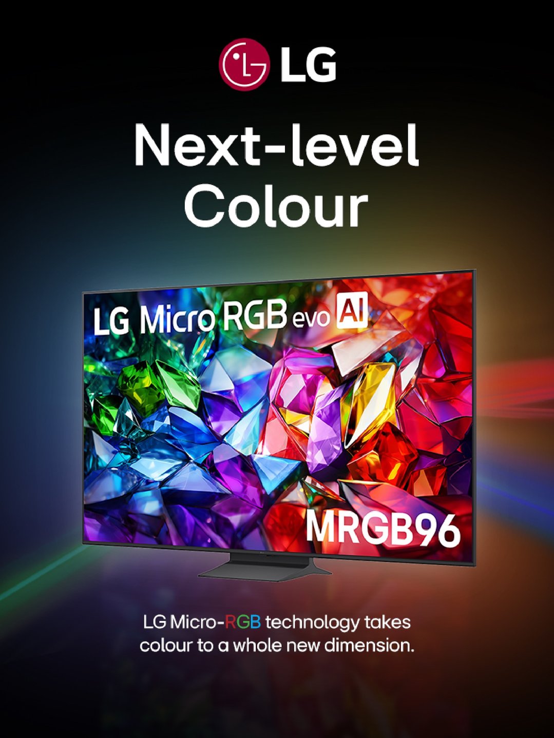 LG 86" MRGB96B Micro RGB EVO AI 4K Smart TV (2026) 86MRGB96BSA