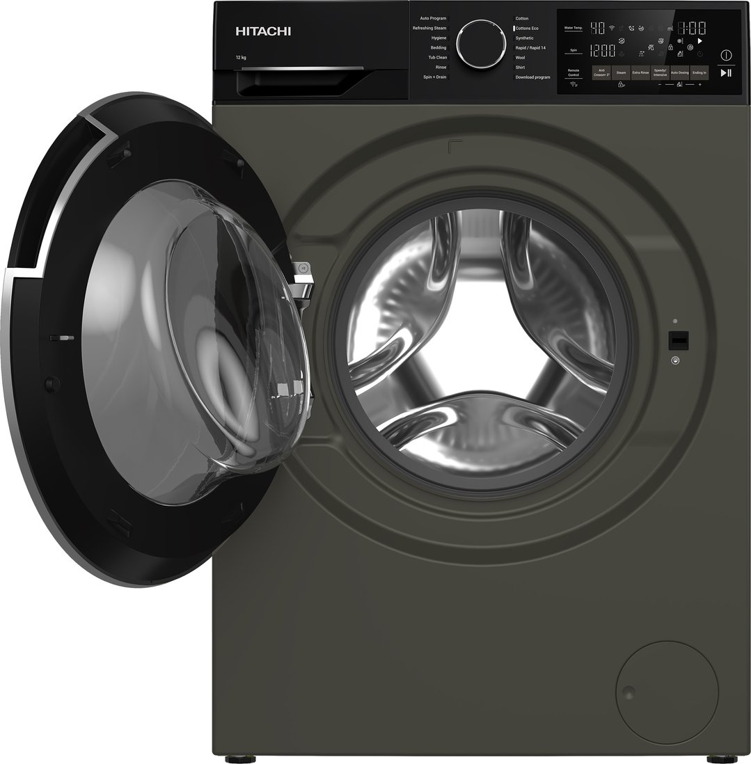 Hitachi 12kg Graphite Front Load Washing Machine BD-120XKVEADM