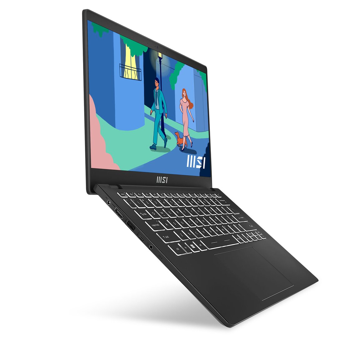 MSI Modern 14" i5-1235U 8GB/512GB SSD Classic Black Laptop C12MO-1445AU