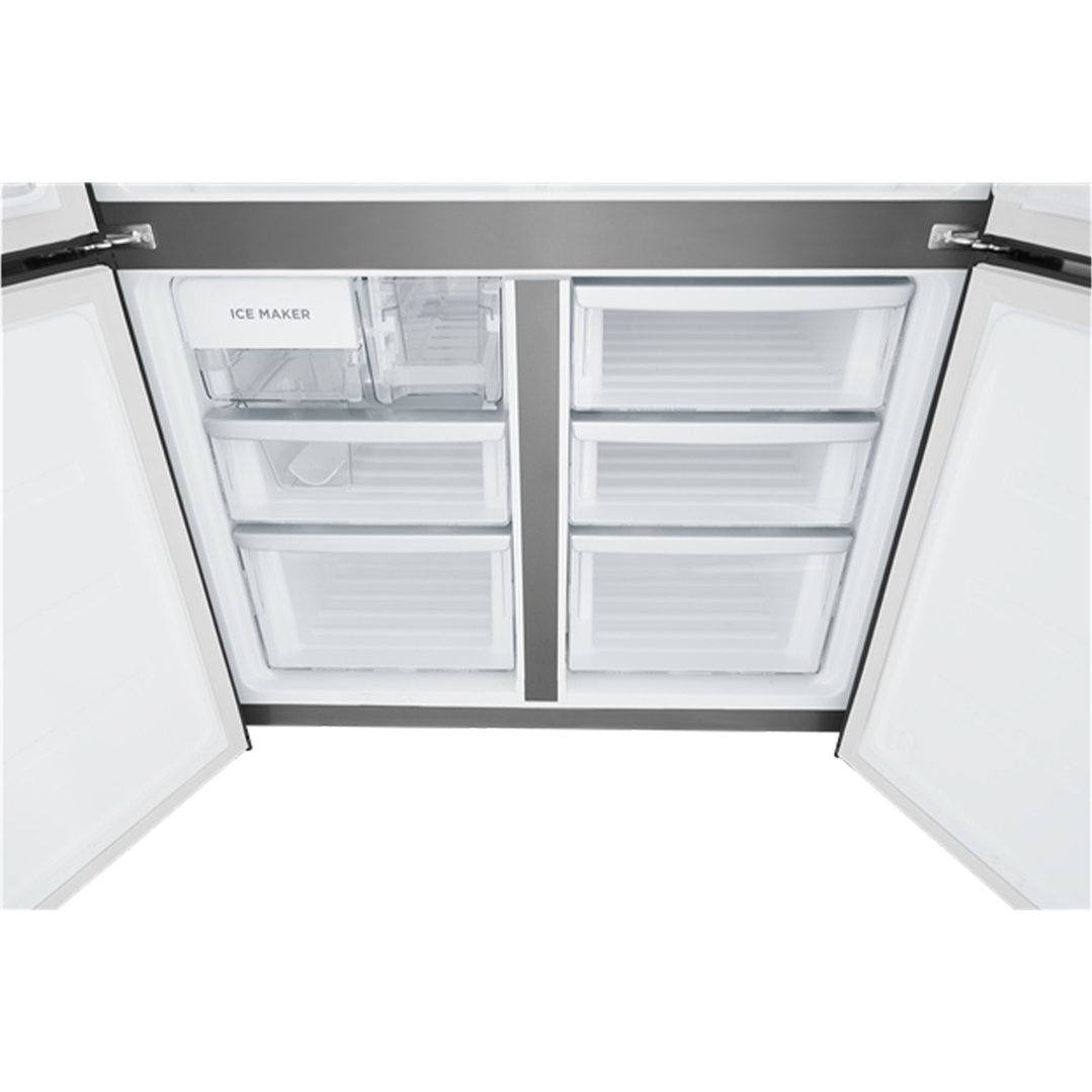 Westinghouse 564L French Quad Door Refrigerator with Plumbed Ice & Water Dispenser Matte Black WQE5650BA