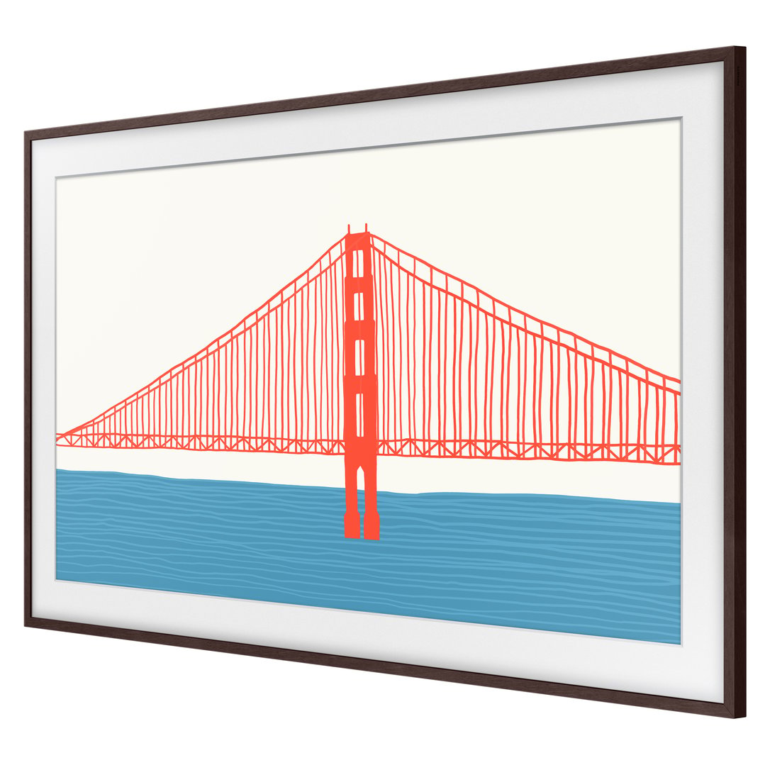 Samsung 55" Brown Customisable Modern Frame VG-SCFA55BWBRU