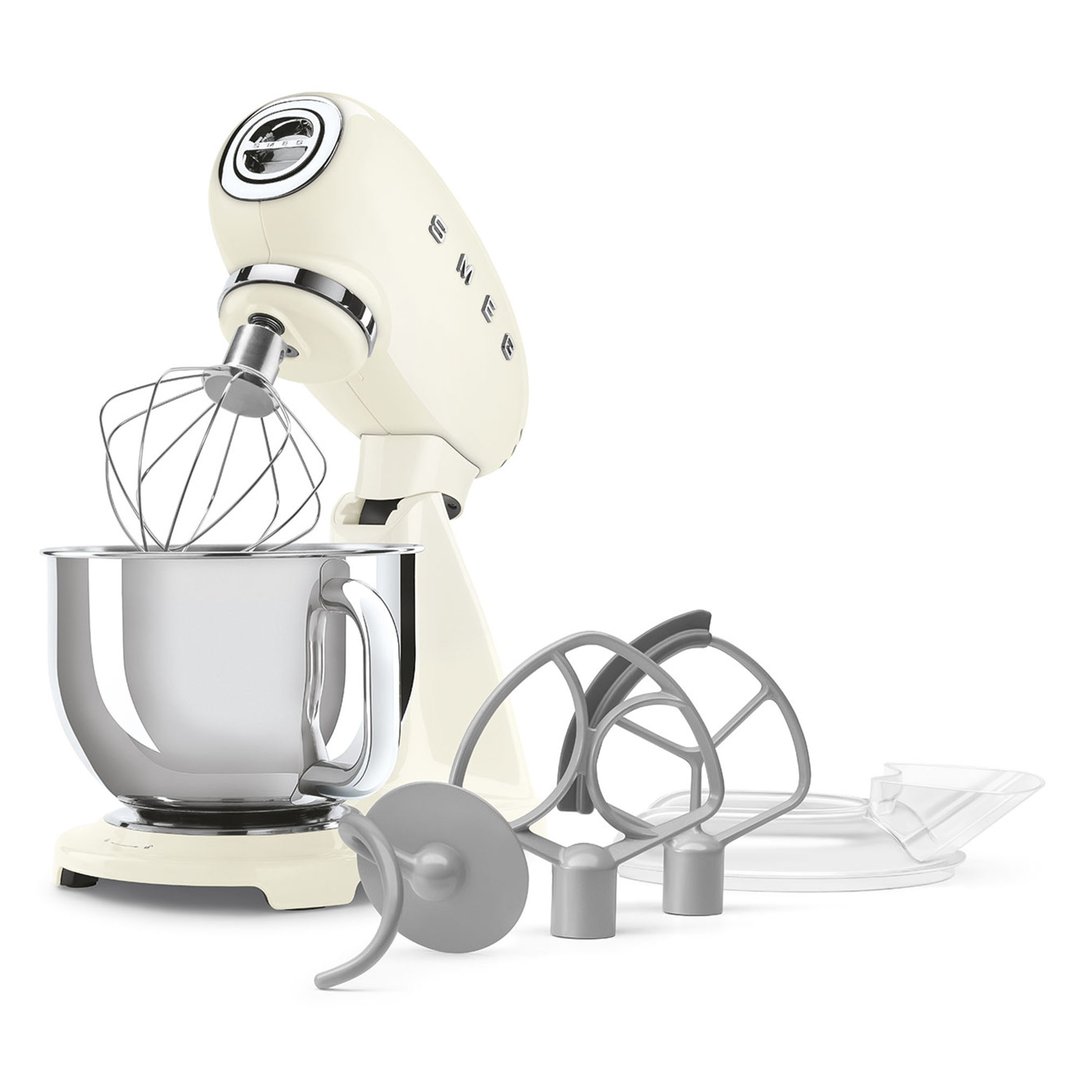 Smeg 50's Style Retro Stand Mixer - Cream SMF05CRAU
